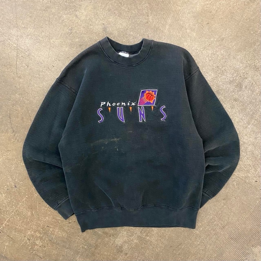 Vintage Phoenix Suns NBA Basketball Salem Sportswear 90s Crewneck Sweatshirt L